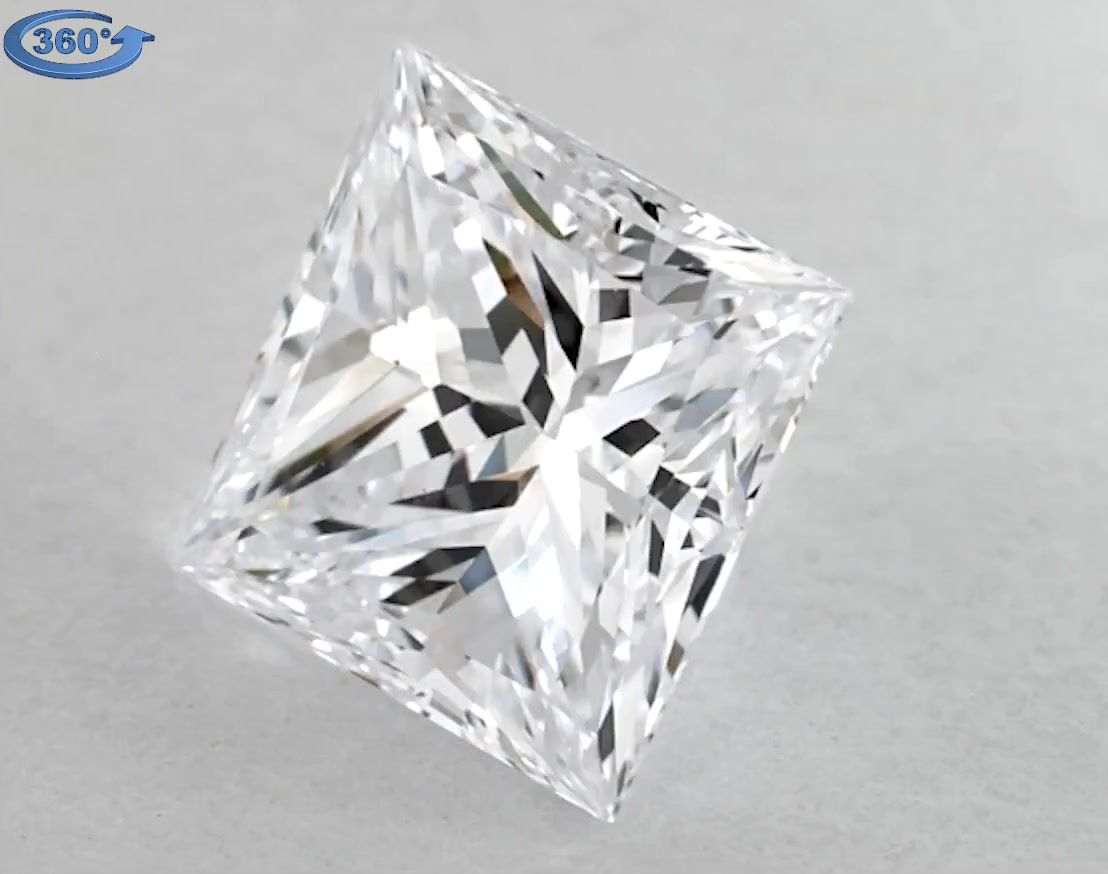 Diamond Natural 1,51Ct F-VS1 Princess - GIA5333791663