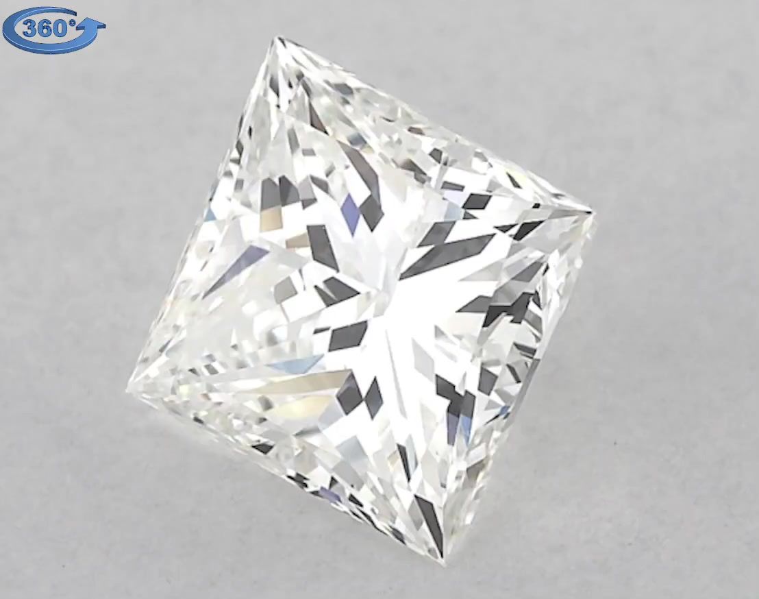 Diamond Natural 1,61Ct H-VS1 Princess - GIA6365340124