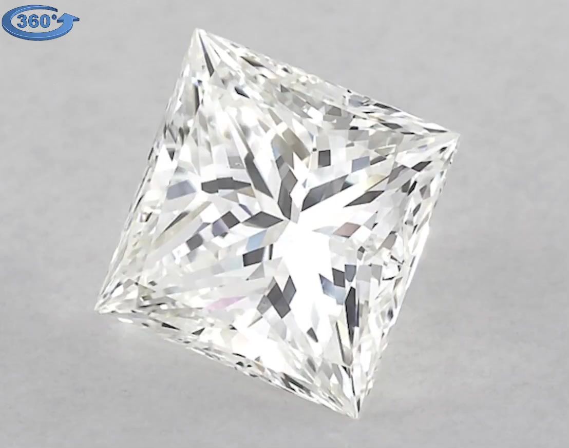 Diamond Natural 1,71Ct I-VS1 Princess - GIA7386076253