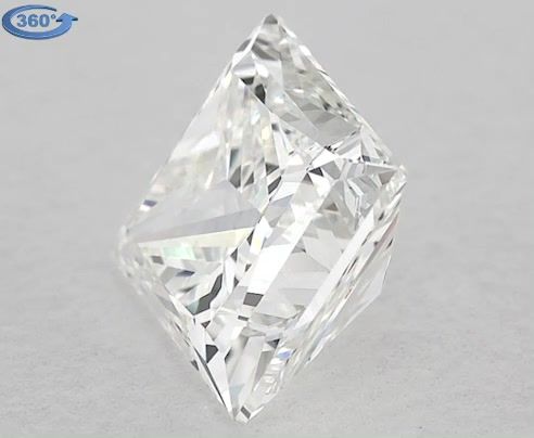 Diamond Natural 0,9Ct I-VVS2 Princess - GIA6381192579