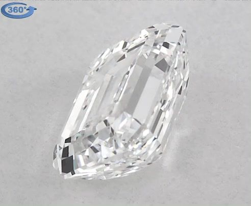 Diamond Natural 0,6Ct D-VS2 Emerald - GIA7423333880