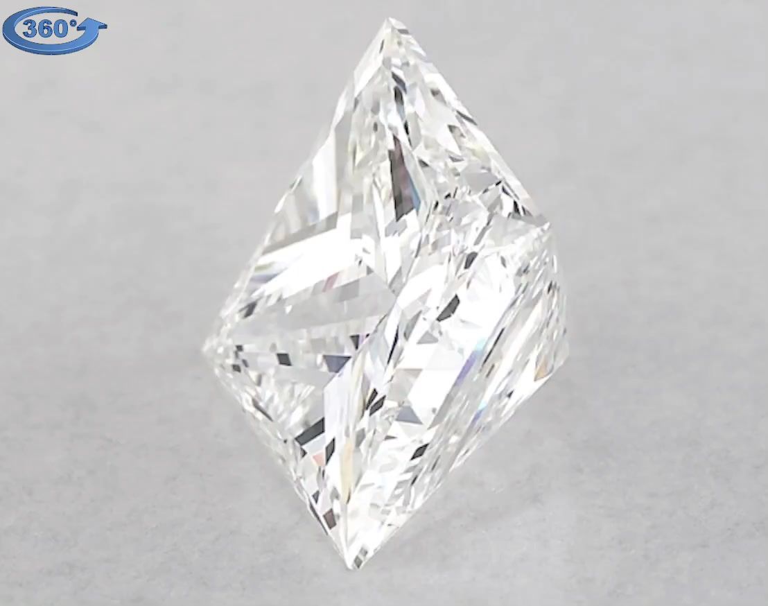 Diamond Natural 1,51Ct H-VVS2 Princess - GIA5423164155