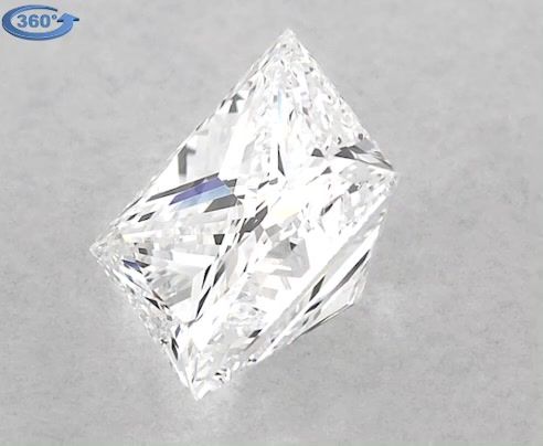 Diamond Natural 1,01Ct D-VS1 Princess - GIA2225203636