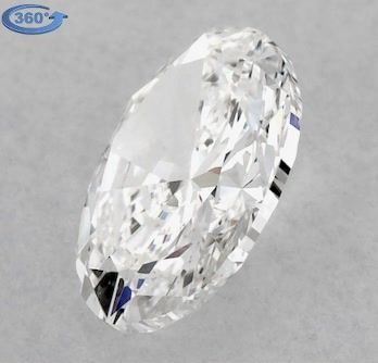 Diamond Natural 0,9Ct E-VS2 Oval - GIA2457339828
