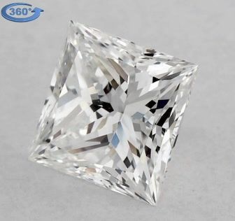 Diamond Natural 0,96Ct G-VS2 Princess - GIA7466846273