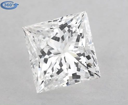 Diamond Natural 0,7Ct D-VS1 Princess - GIA2225213579