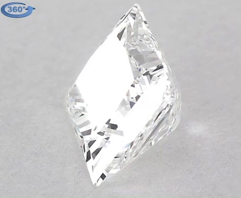 Diamond Natural 0,71Ct F-VVS2 Princess - GIA1226288338