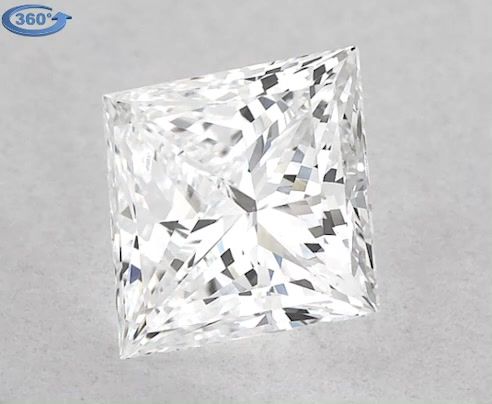 Diamond Natural 0,57Ct E-VS2 Princess - GIA5433501961