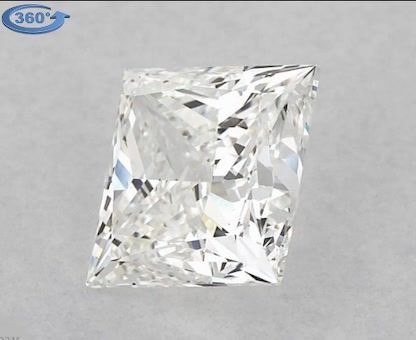 Diamond Natural 0,9Ct I-VS2 Princess - GIA5443742324
