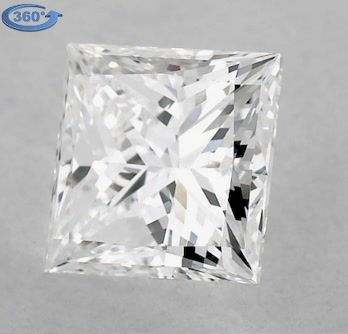 Diamond Natural 0,9Ct E-VS1 Princess - GIA2456950833