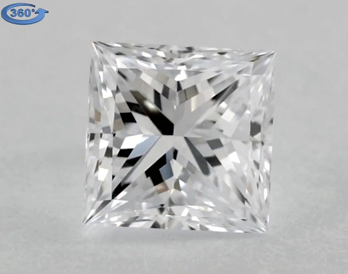Diamond Natural 1,51Ct F-VS2 Princess - GIA1195083869