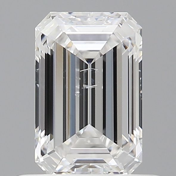 Diamond Natural 0,62Ct D-SI2 Emerald - GIA7516201501