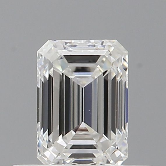 Diamond Natural 0,5Ct F-VVS2 Emerald - GIA2546124108
