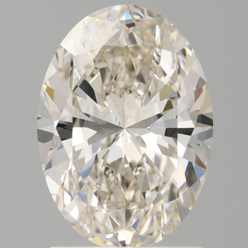 Diamond Natural 1,71Ct J-SI1 Oval - GIA1553131185