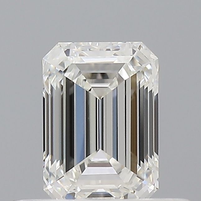 Diamond Natural 0,5Ct H-VVS1 Emerald - GIA7551224353