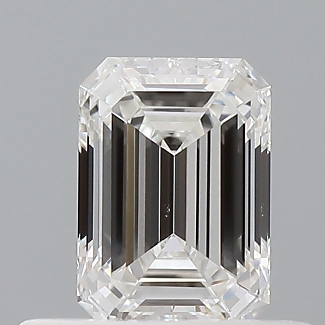 Diamond Natural 0,51Ct F-VS1 Emerald - GIA2557225977