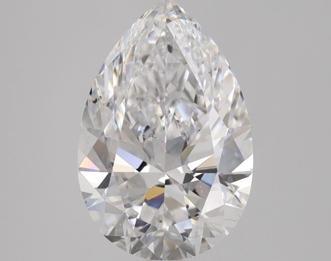 Diamond Natural 1,71Ct D-SI2 Pear - GIA5496995397