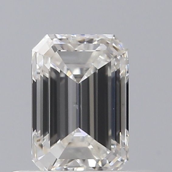 Diamond Natural 0,51Ct F-VS2 Emerald - GIA7543387378
