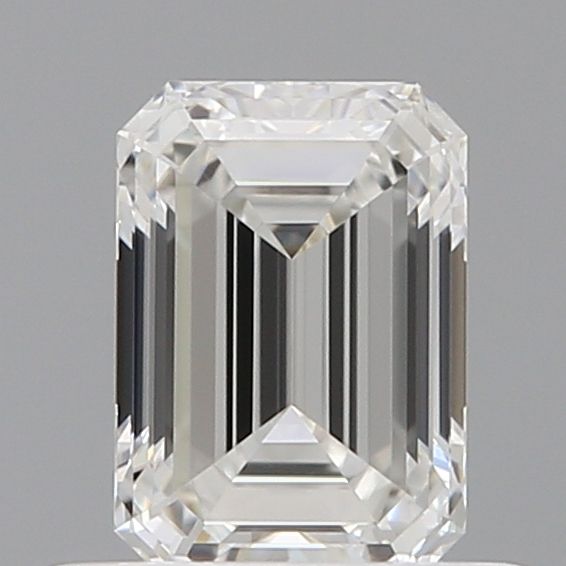Diamond Natural 0,51Ct F-VVS1 Emerald - GIA6541782345