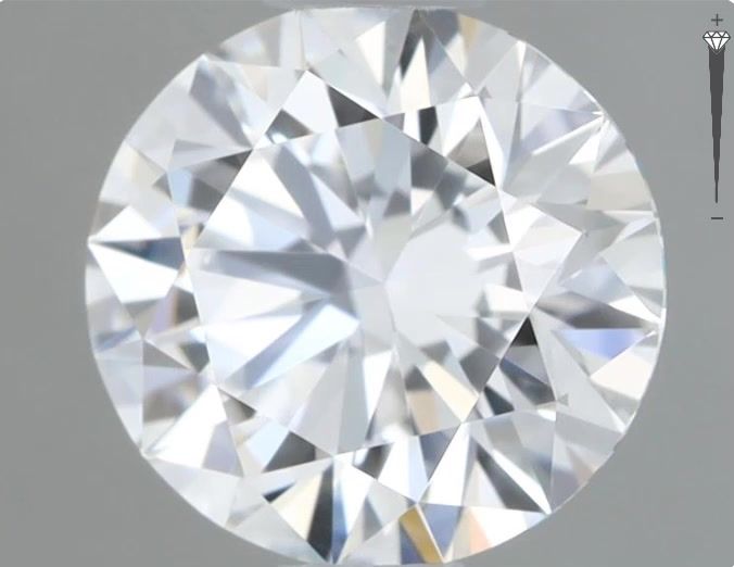 Diamond Natural 0,64Ct D-FL Round - GIA7522607492