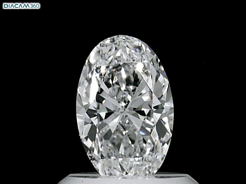 Diamond Natural 0,7Ct D-SI1 Oval - GIA2215718710