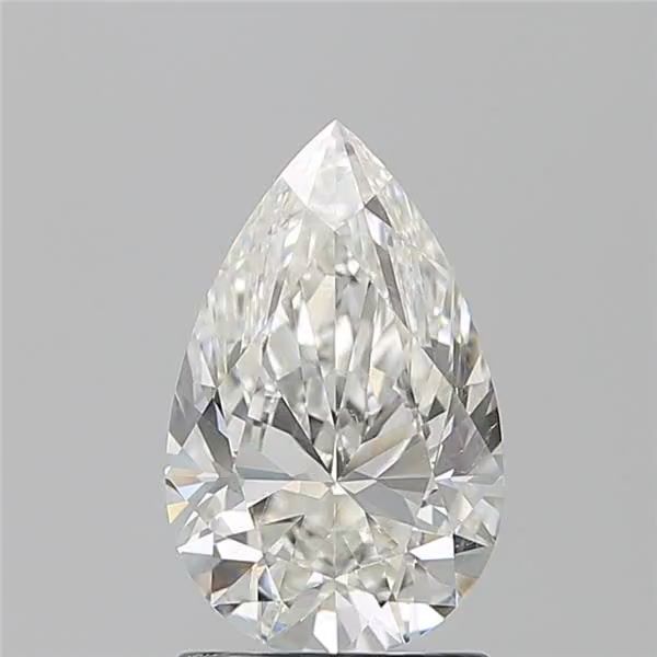 Diamond Natural 1,61Ct G-SI1 Pear - HRD250000121134