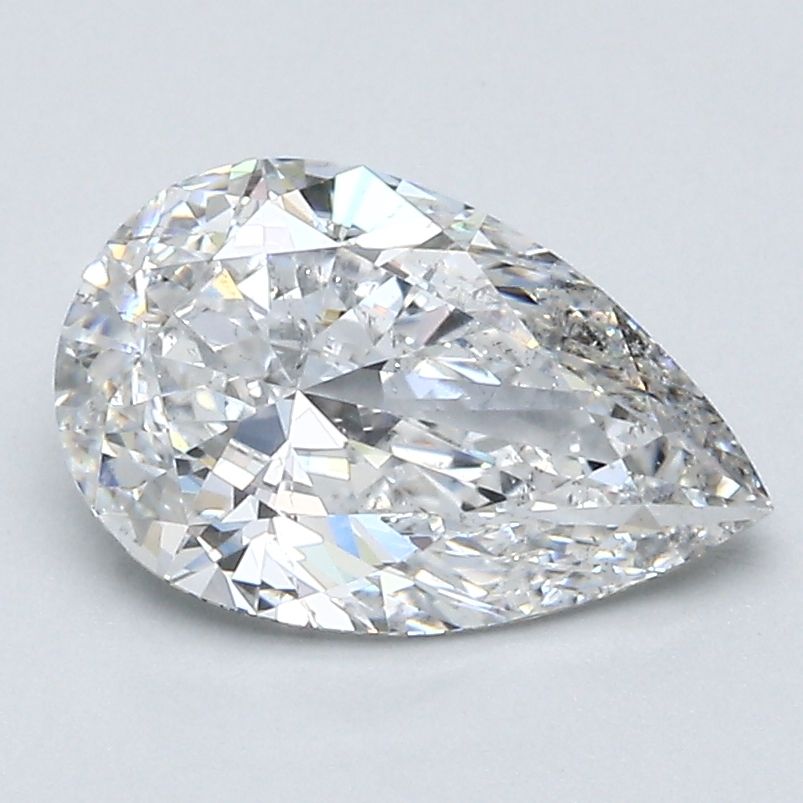 Diamond Natural 1,7Ct E-SI1 Pear - GIA6392981403