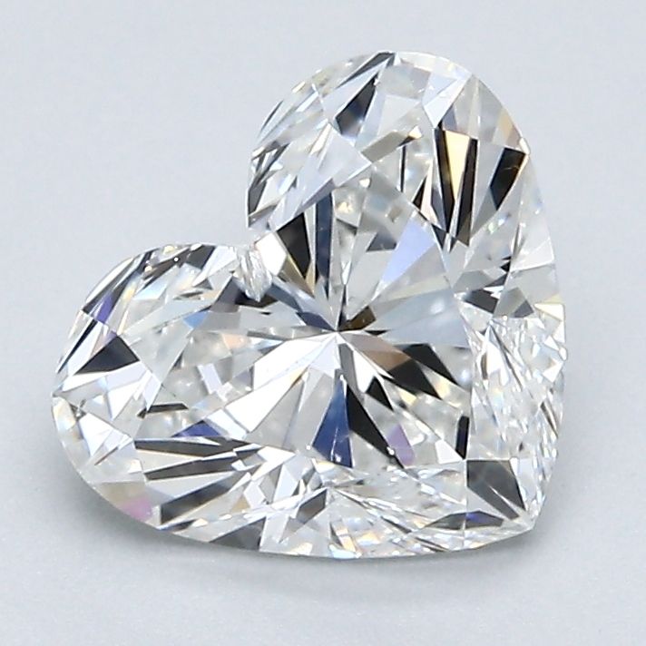 Diamond Natural 1,71Ct G-SI2 Heart - GIA2175676578