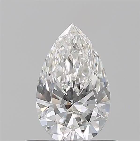 Diamond Natural 0,51Ct F-VVS2 Pear - GIA2547871251
