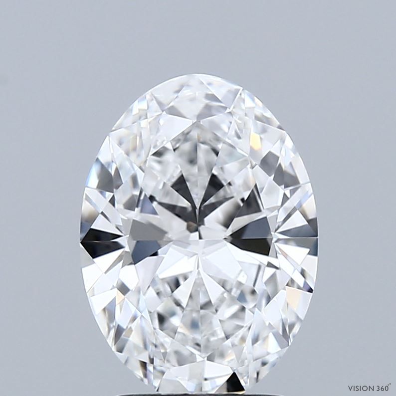 Diamond Natural 2Ct D-VVS1 Oval - GIA7526055842