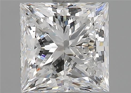 Diamond Natural 1,72Ct F-SI2 Princess - GIA2176006767