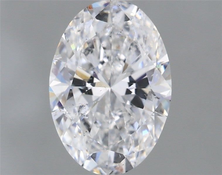 Diamond Natural 1,53Ct D-SI2 Oval - GIA6521006232