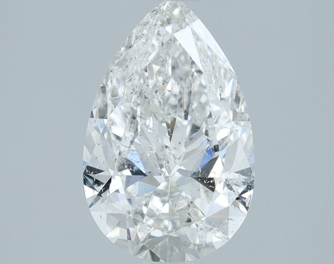 Diamond Natural 1,57Ct G-SI2 Pear - HRD250000301821