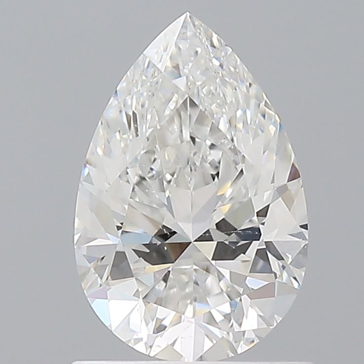 Diamond Natural 0,9Ct F-SI1 Pear - GIA1545471180