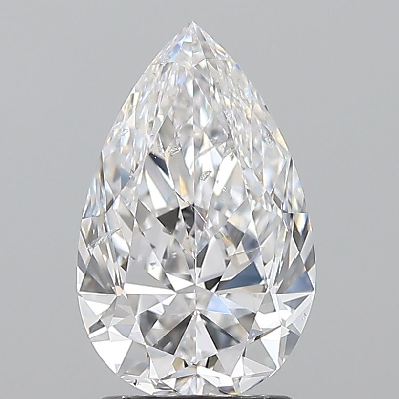 Diamond Natural 2Ct D-SI2 Pear - GIA5546728699