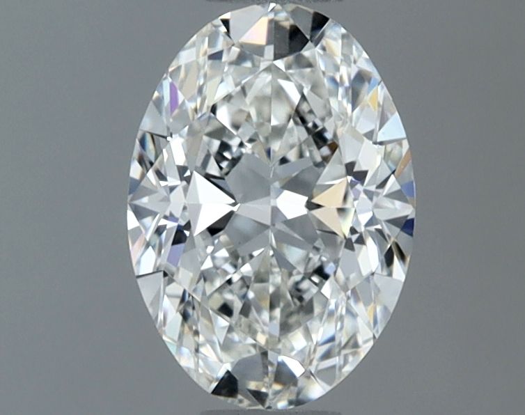 Diamond Natural 0,9Ct H-VVS2 Oval - GIA6542202506