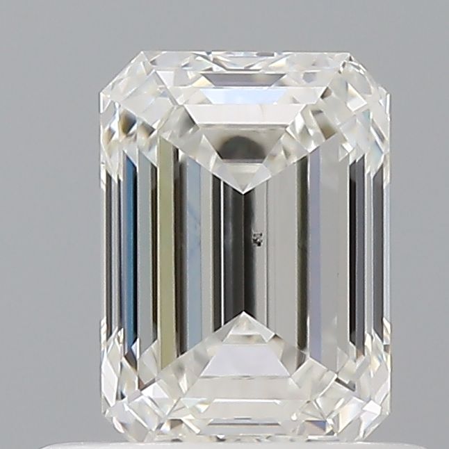Diamond Natural 0,61Ct H-SI1 Emerald - GIA7541785974