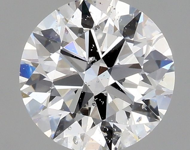 Diamond Natural 0,59Ct G-SI2 Round - GIA7506429159