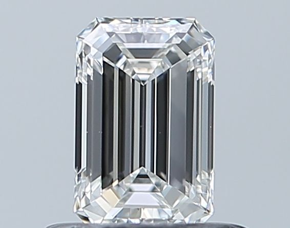 Diamond Natural 0,53Ct F-VVS1 Emerald - GIA7538429806