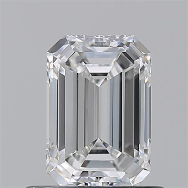 Diamond Natural 0,7Ct F-VVS1 Emerald - GIA5536625795