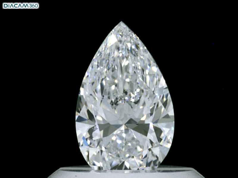 Diamond Natural 0,5Ct D-SI1 Pear - GIA5201228044