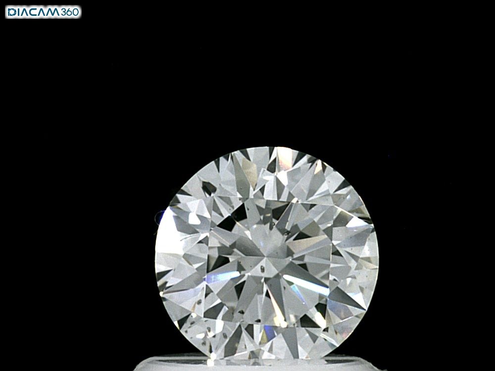 Diamond Natural 0,9Ct H-SI1 Round - GIA7438376748