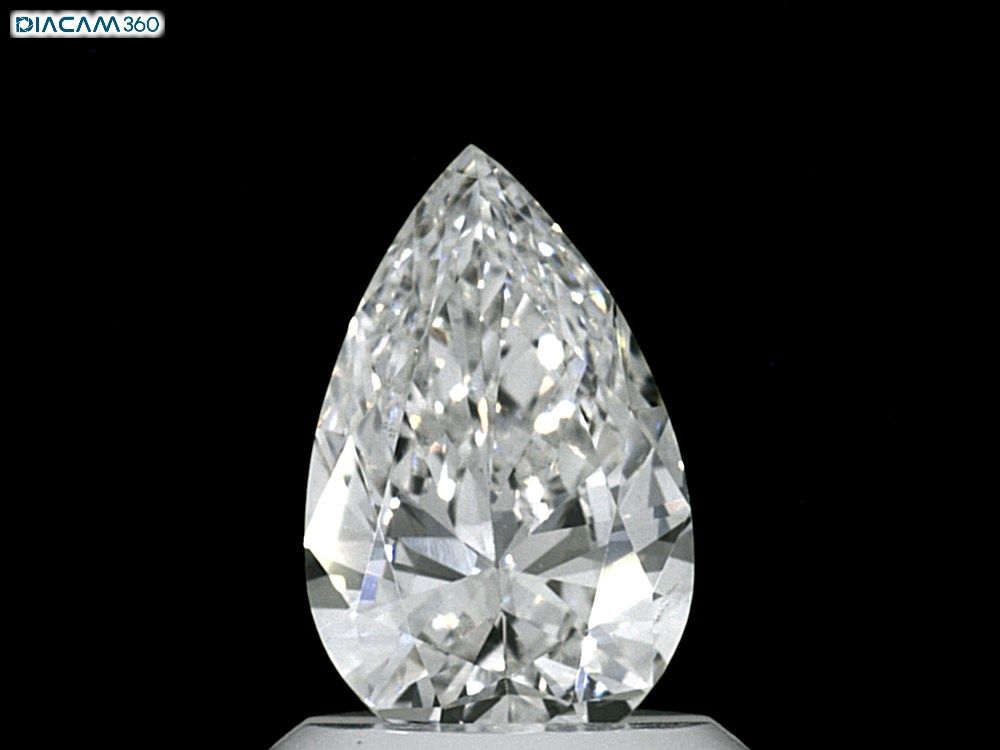 Diamond Natural 1Ct F-SI1 Pear - GIA6405817073