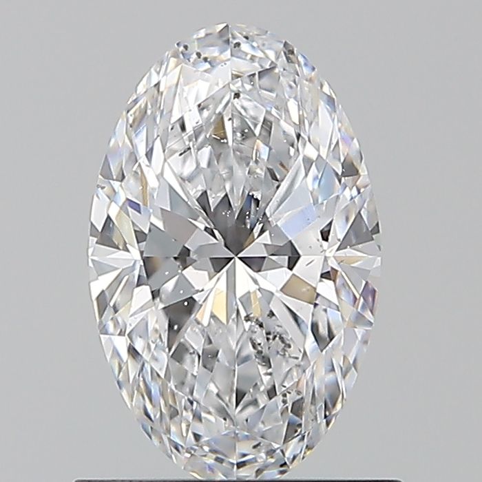 Diamond Natural 0,9Ct D-SI2 Oval - GIA7523670400