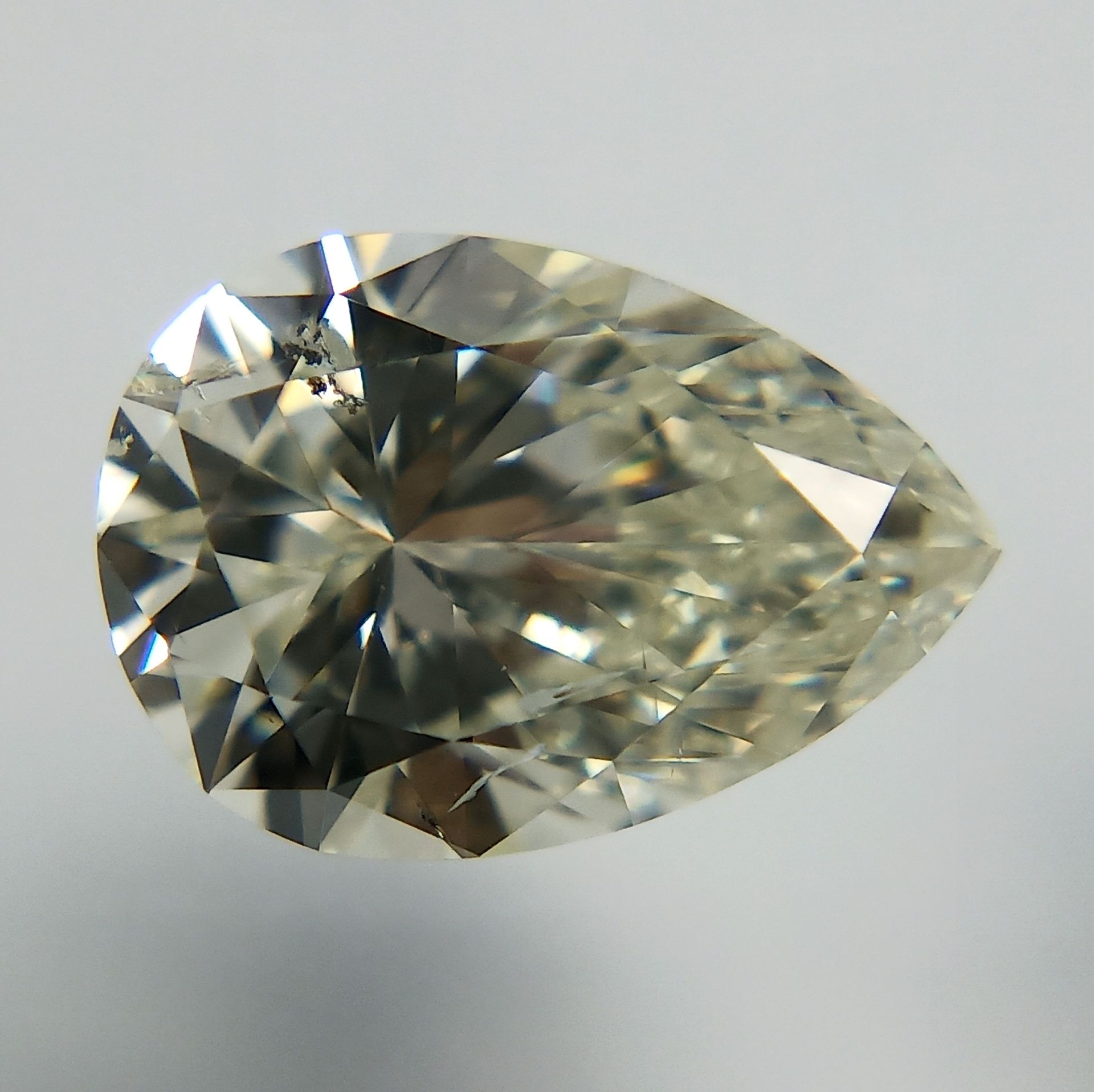 Diamond Natural 1,01Ct K-SI2 Pear - IGIGT13383503