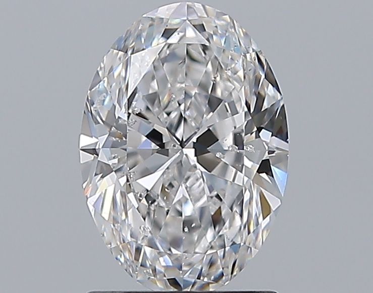 Diamond Natural 1,51Ct D-SI2 Oval - GIA6515380729