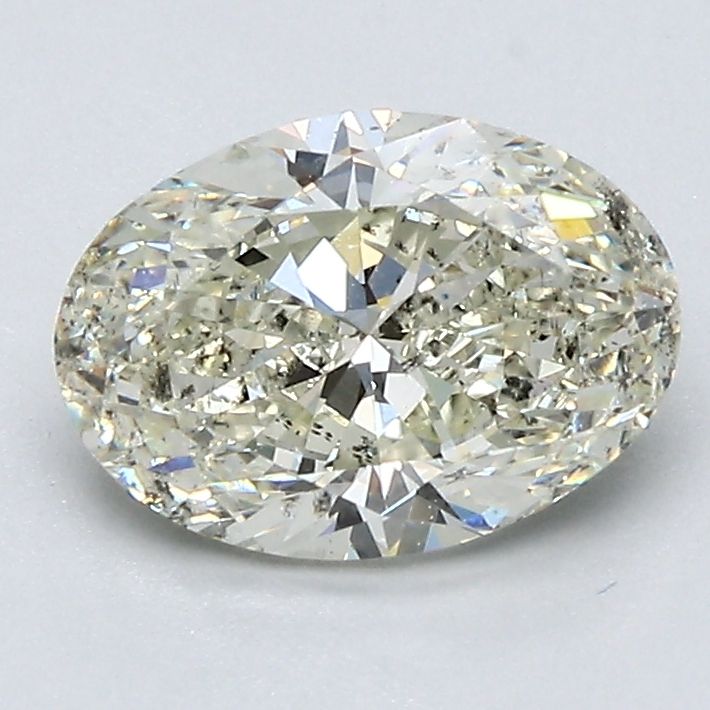 Diamond Natural 1,52Ct L-SI2 Oval - GIA2487384260