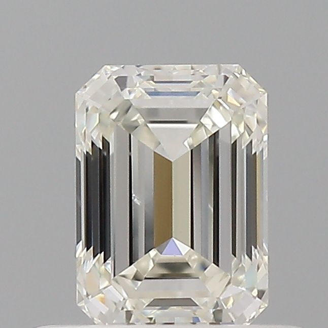 Diamond Natural 0,51Ct J-SI1 Emerald - GIA6532525497