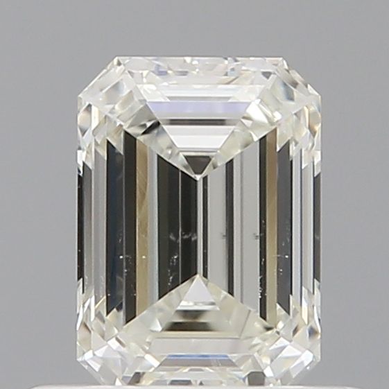 Diamond Natural 0,53Ct J-SI1 Emerald - GIA7543322323