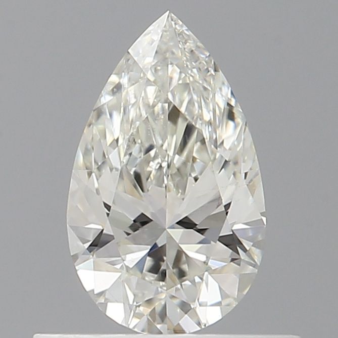 Diamond Natural 0,5Ct I-SI1 Pear - GIA6552201128